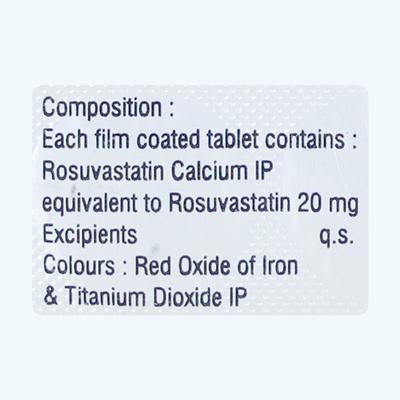 Consivas 20mg Tablet 10'S - High Cholesterol-Dys