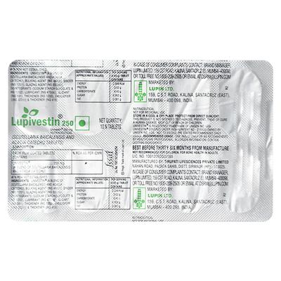 Lupivestin 250mg Tablet 10'S - Arthritis-Oth