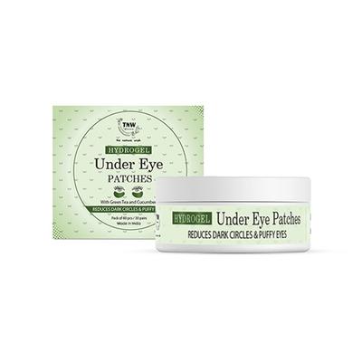 Tnw The Natural Wash Hydrogel Under Eye Patches with Green Tea and Cucumber 30's - Dark Circle & Wrinkle Busters