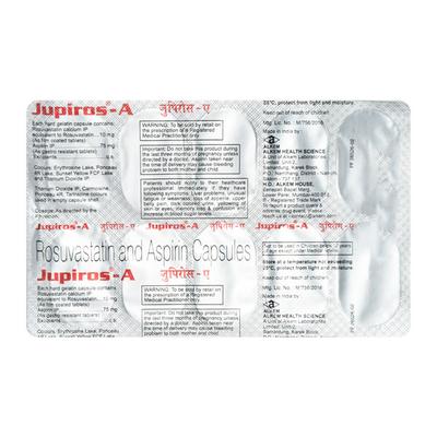 Jupiros A 75mg Capsule 10'S - High Cholesterol-Dys