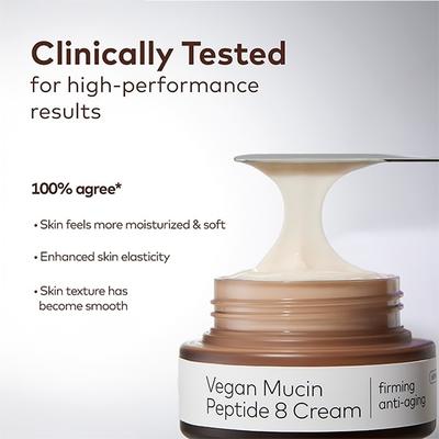 The Face Shop Alltimate Vegan Mucin Peptide 8 Cream 50 ml - Face Moisturizers