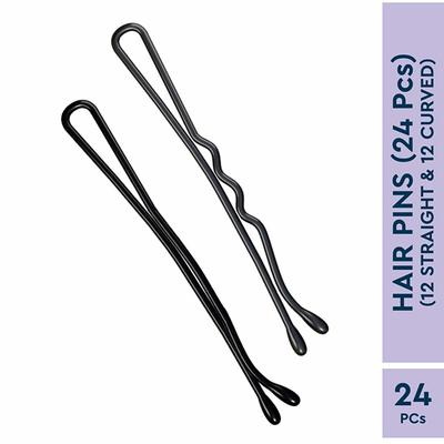 GUBB Curved Hair Pins - 24 Pieces 20 gm - Hair Clips/Bands