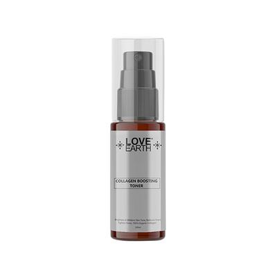 Love Earth Collagen Boosting Toner with Aloe Vera Extracts And Glycerin for Scar Reduction,Fine Lines & Ageing 100 ml - Toners