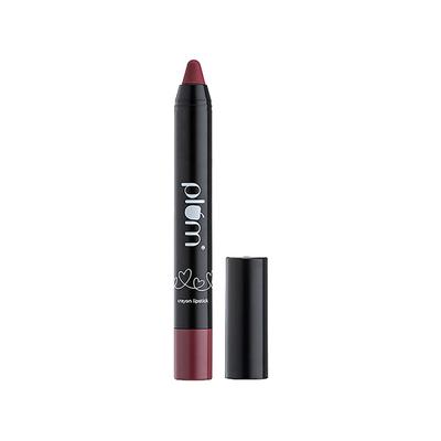 Plum Twist & Go Matte Lipstick Ceramides + Hyaluronic Acid Airbrushed Finish Long Lasting 100% Vegan & Cruelty-Free The Grape Escape - 133 (Plum Mauve) 1.8 gm - Lip Crayons