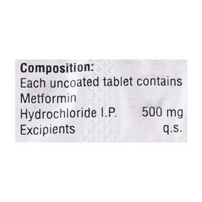 Xmet 500mg Tablet 15'S - Diabetes-Ant
