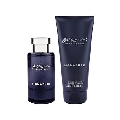 Baldessarini Signature Duo Set (Eau De Toilette 50ml + Shower Gel & Shampoo 200ml) 1's - Men Perfumes (Edt/Edp)