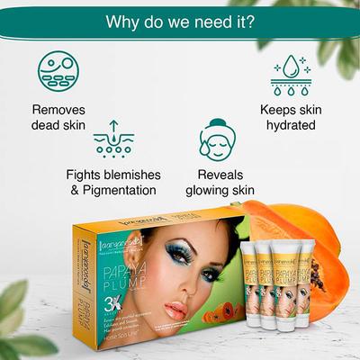 Aryanveda Papaya Plump Facial Spa Kit 55 gm - Skin-Treatment