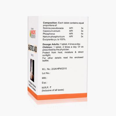 Dr. Bakshi's Bakson's Homoeopathy Gastro Aid Tablet 75's - Speciality Medicine
