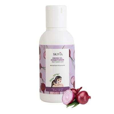 Skivia Onion Oil Mini Conditioner With Sunflower & Coconut Oil -Unisex 30 ml - Conditioners