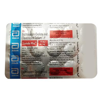 Szetalo Plus Tablet 10'S - Anxiety-Anx