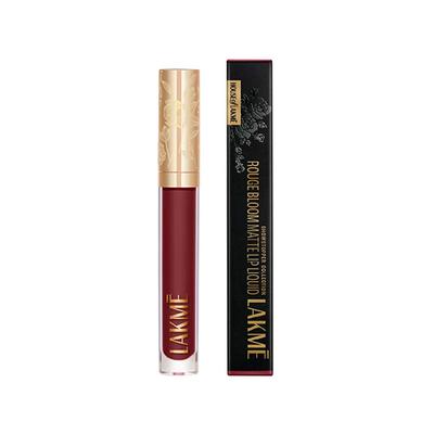 Lakme Rouge Bloom Matte Lip Liquid Amber Aura 306 3.5 ml - Liquid Lipsticks