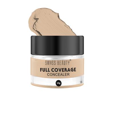 Swiss Beauty Full Coverage Creamy Concealer - (Natural Beige) 10 gm - Concealer