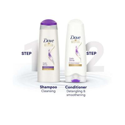 Dove Daily Shine Conditioner (for Smooth & Shiny Hair) 80 ml - Conditioners