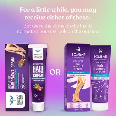 Bombae Shea Butter Hair Removal Cream 100 gm - Shaving & Hair Removal