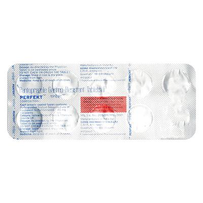 Perfekt 40mg Tablet 10'S - Ulcer/Reflux/Flatulence-Aaa