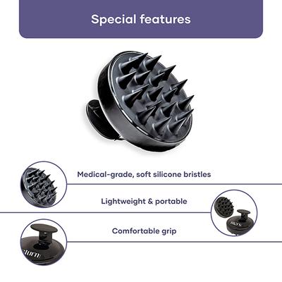 Saturn By GHC Scalp Massager & Shampoo Brush 100 gm - Cleansing Brushes