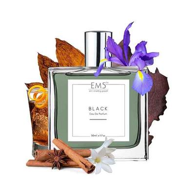 EM5 Black Perfume for Men - Eau De Parfum Spray, Woody Warm Spicy 50 ml - Men Perfumes (Edt/Edp)