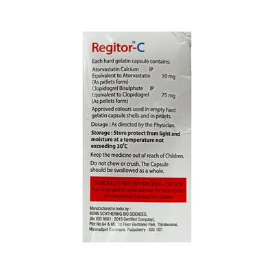 REGITOR C Capsule 10's - High Cholesterol-Dys