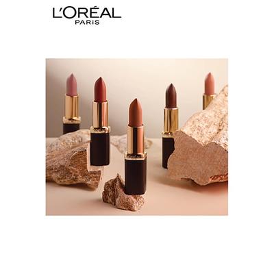 L'Oreal Paris Color Riche Moist Matte Lipstick, 214 Raspberry Syrup 3.7 Gm - Lipsticks