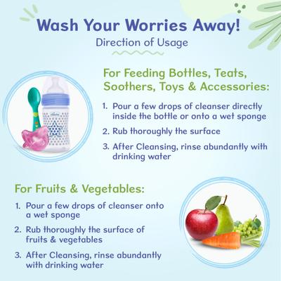 Chicco Liquid Cleanser 500 ML - Baby Detergents