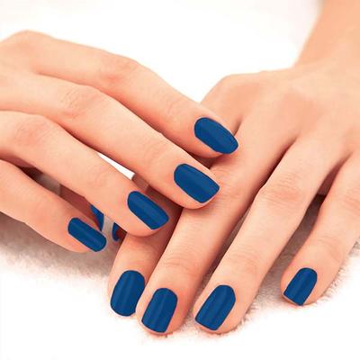 Lakme 9 to 5 Primer + Gloss Nail Colour Blue Ocean 6 ml - Nail Polish