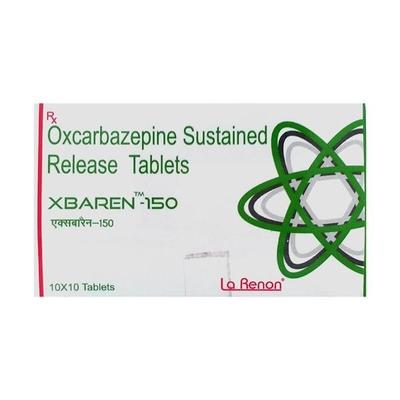 Xbaren 150mg Tablet 10'S - Epilepsy/Convulsion-Ant