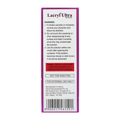 Lacryl Ultra Eye Drops 10ml - Dry Eye-Olt