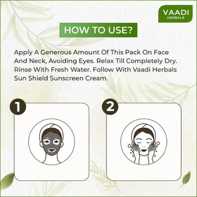 Vaadi Herbals Refreshing Fruit Pack with Apple, Lemon & Cucumber 120 gm - Face Packs