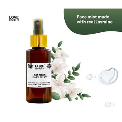Love Earth Jasmine Mogra Face Mist Toner with Jasmine Oil & Extracts 100 ml - Face Mists