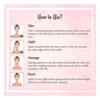 The Beauty Co. Under Eye Gel 20 gm - Kajal & Kohls