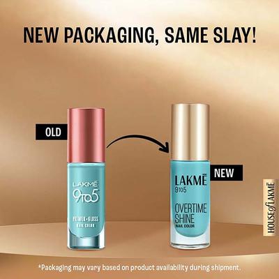 Lakme 9To5 P+G Nail Sea Blue 6 ml - Nail Polish