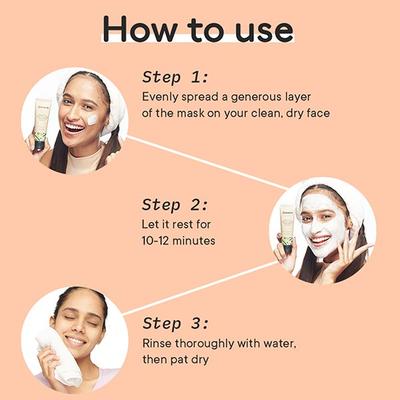 Quench Botanics Rice Water Clay-Cream Mask with Kaolin Clay for Smooth & Hydrated Skin 50 ml - Masks & Peels