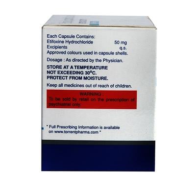 ETIXETY 50mg Capsule 10's - Anxiety-Anx