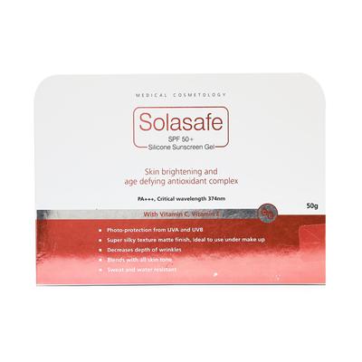 SOLASAFE SPF 50+ SUNSCREEN Gel(Topical) 50gm - Sunscreen Preparations-Emo