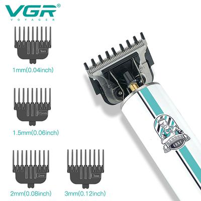 VGR V-079 Trimmer 300 min Runtime 4 Length Settings (White) 1's - Trimmers