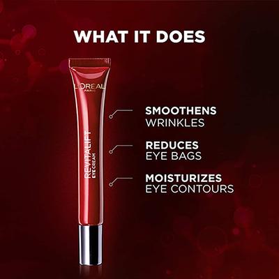 L'Oreal Paris Revitalift Triple Action Eye Cream 15 ml - Face Moisturizers
