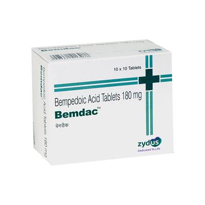 BEMDAC 180 Tablet 10's - High Cholesterol-Dys