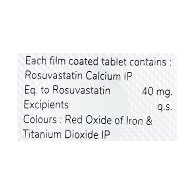 Azuvas 40mg Tablet 10'S - High Cholesterol-Dys