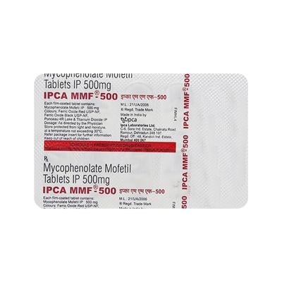 IPCA MMF 500 Tablet 10's - Immune Suppression