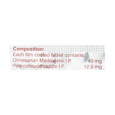 Olmax H 40mg Tablet 15'S - Hypertension-Ang
