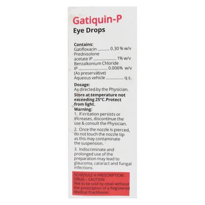 Gatiquin P Eye Drops 10ml - Eye Infections-Eaa