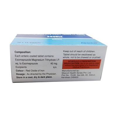 ESOBIZ Tablet 15's - Ulcer/Reflux/Flatulence-Aaa