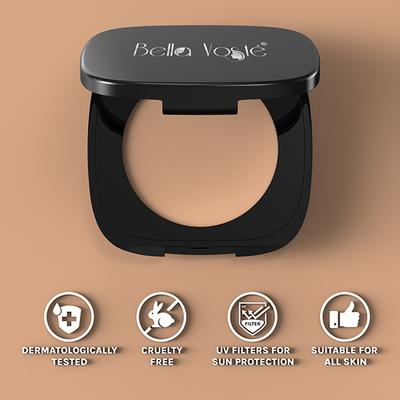 Bella VosteCompact Powder Shade - HD08 - WALNUT 9 gm - Compact Powder