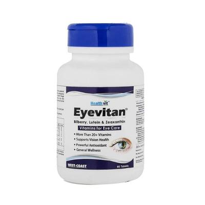 Healthvit Eyevitan Bilberry , Lutein & Zeaxanthin -Capsules 60's - Multi-Vitamins