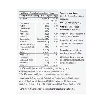 E COD PLUS NEW Softgel 15's - Supplements-Vit