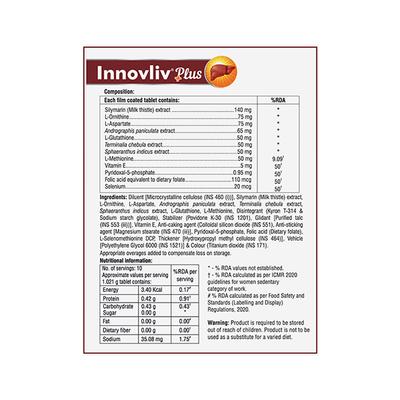 INNOVLIV PLUS Tablet 10's - Supplements-Sup