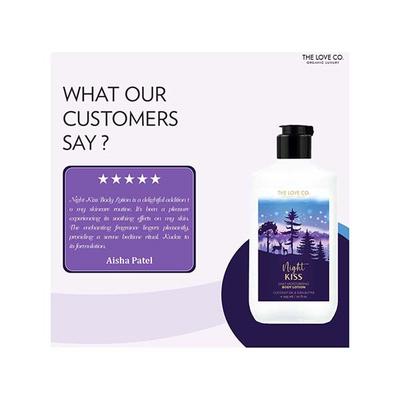 The Love Co. Night Kiss Body Lotion - Daily Skin Moisture for Men and Women 295 ml - Creams/Oils/Lotions
