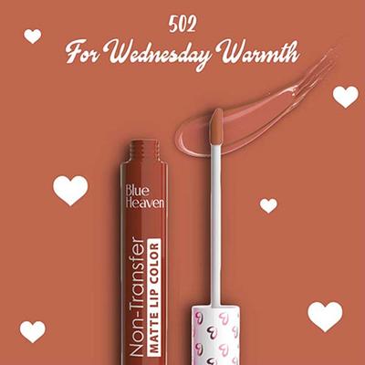 Blue Heaven Lip Kicks Non Transfer Lip Color 19.6ml 7's - Liquid Lipsticks