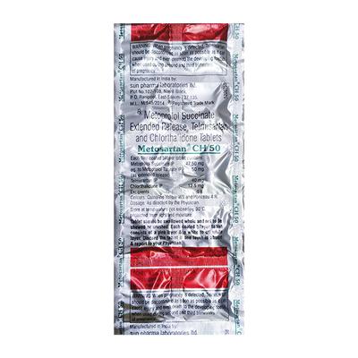 METOSARTAN CH 50 Tablet 10's - Hypertension-Ana