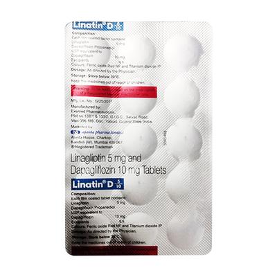 LINATIN D 5/10 Tablet 15's - Diabetes-Ant